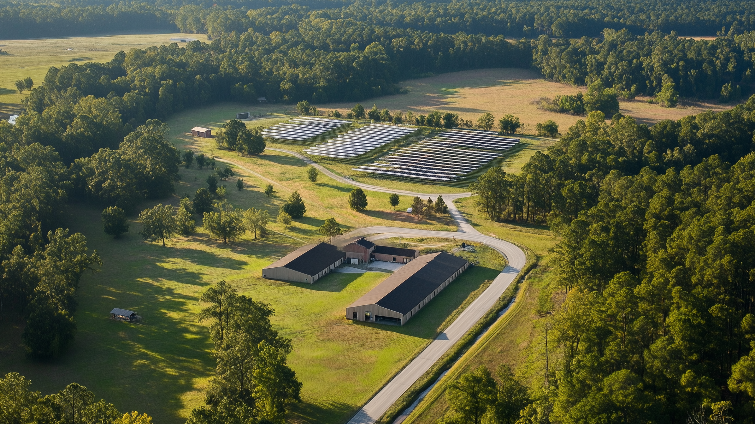 Austin8463 aerial image of hundred acre solar farm in southern 8fa54eb2 8408 48a9 bdd5 a55cf840d77b